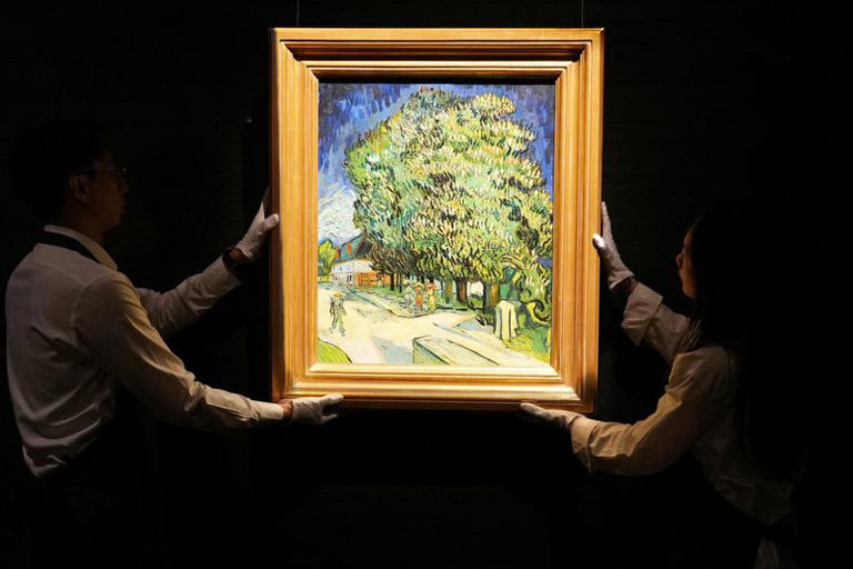 Hundreds queue in Hong Kong to glimpse Van Gogh painting unseen in ...