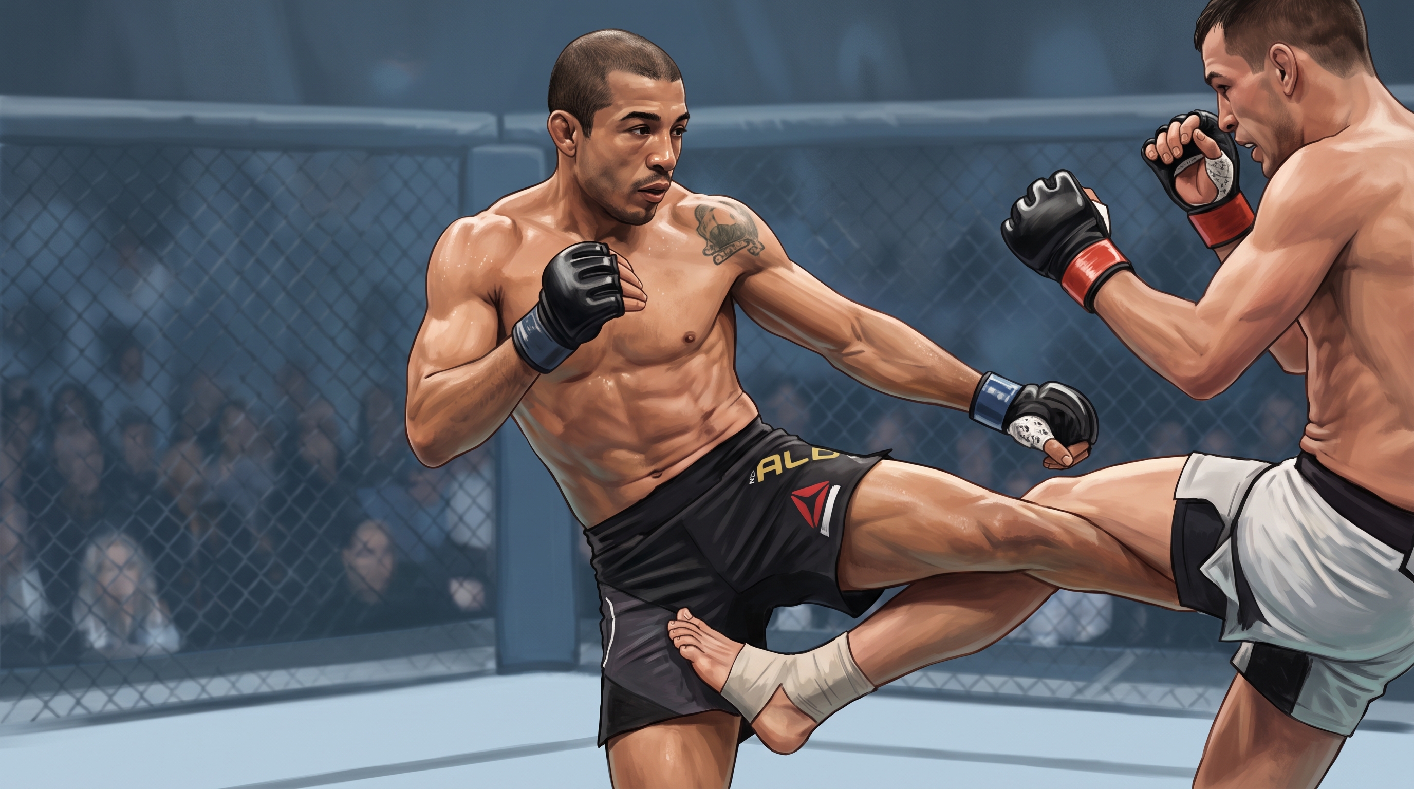 Precision leg kicks have systematically broken world class contenders ...