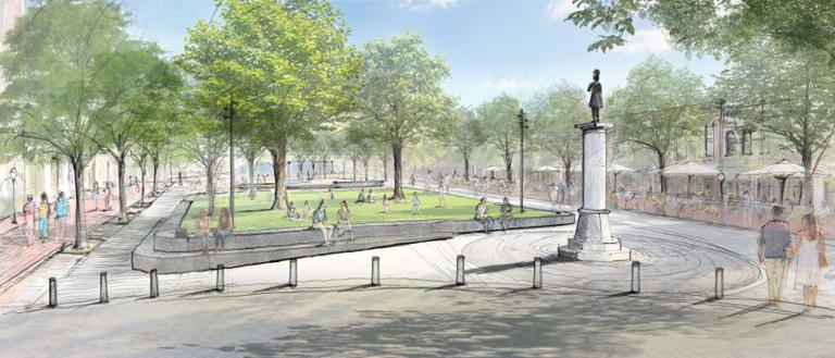 New Morgan Square plan calls for more trees, shade, event space