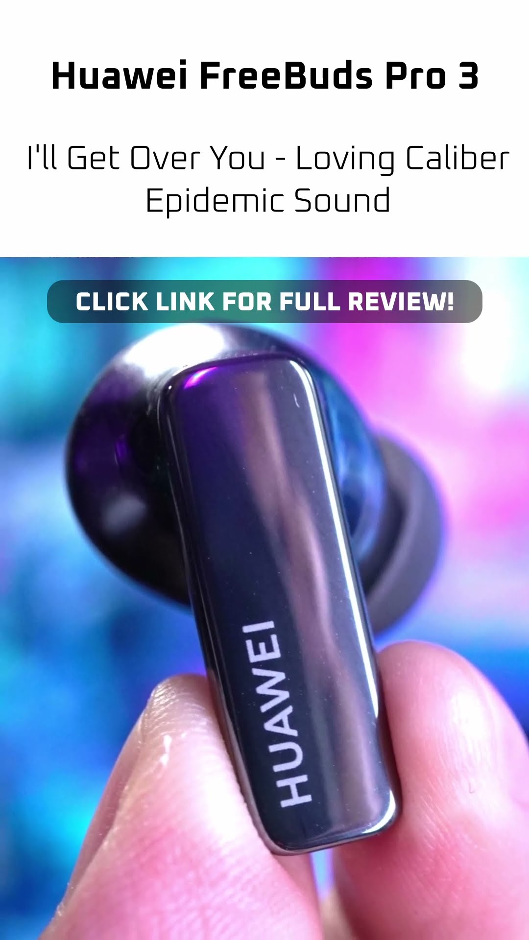 Huawei FreeBuds Pro 3 sound sample (review link in description) #earbuds