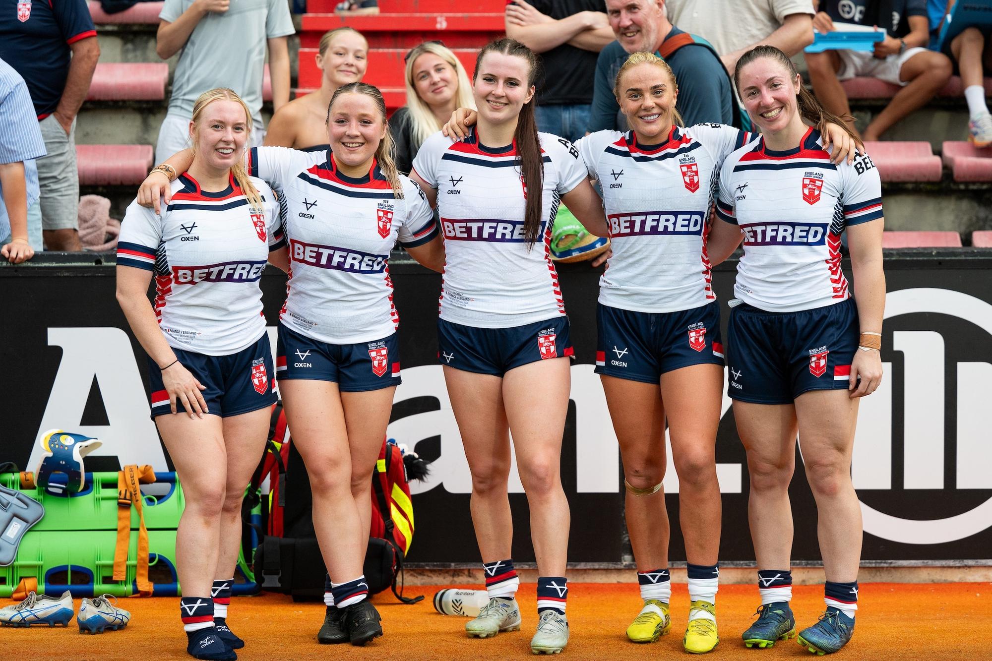 Women fly flag for Leeds Rhinos at Rugby League World Cup as England ...