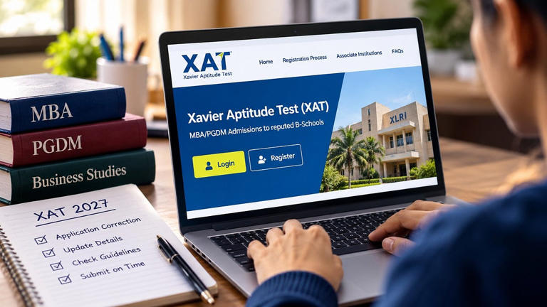 XAT 2027 application correction window opens on October 16 at xatonline ...