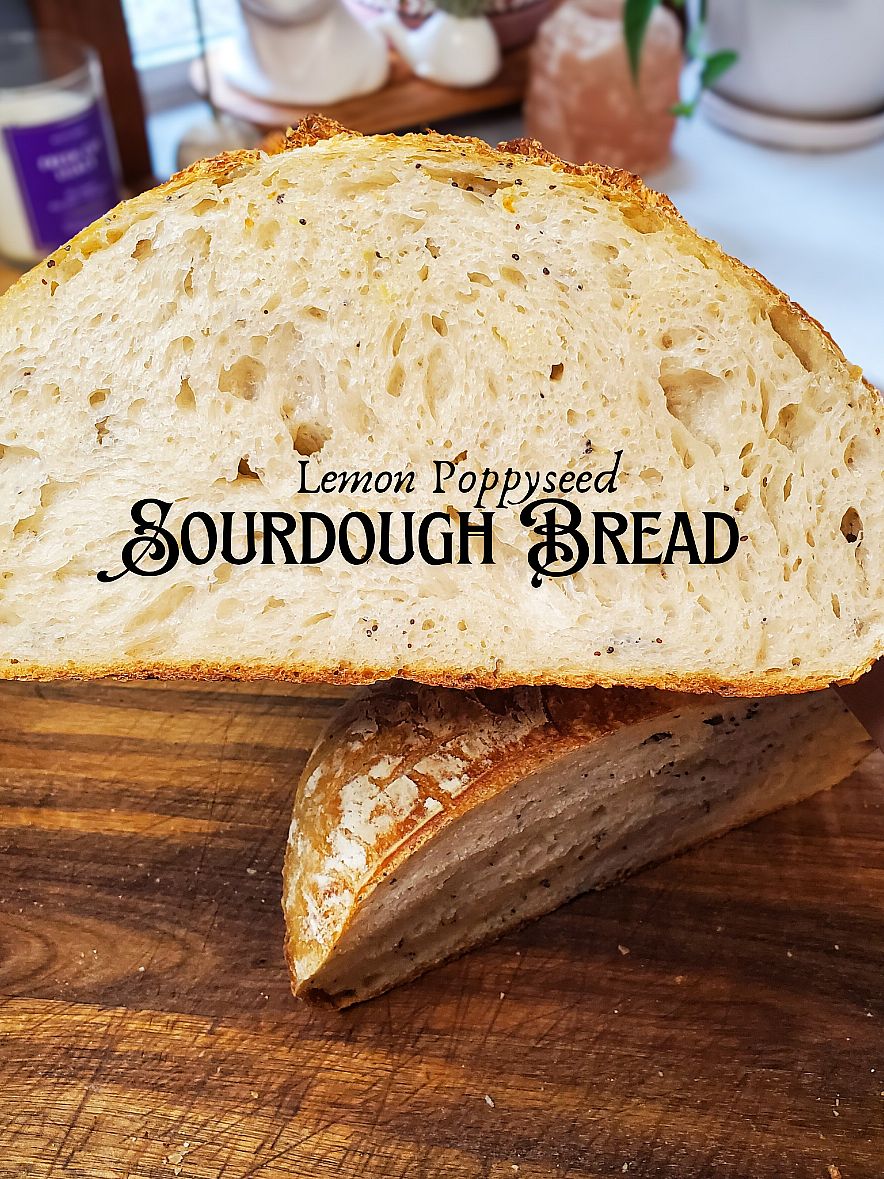 Lemon poppy seed sourdough with a bright, fresh twist