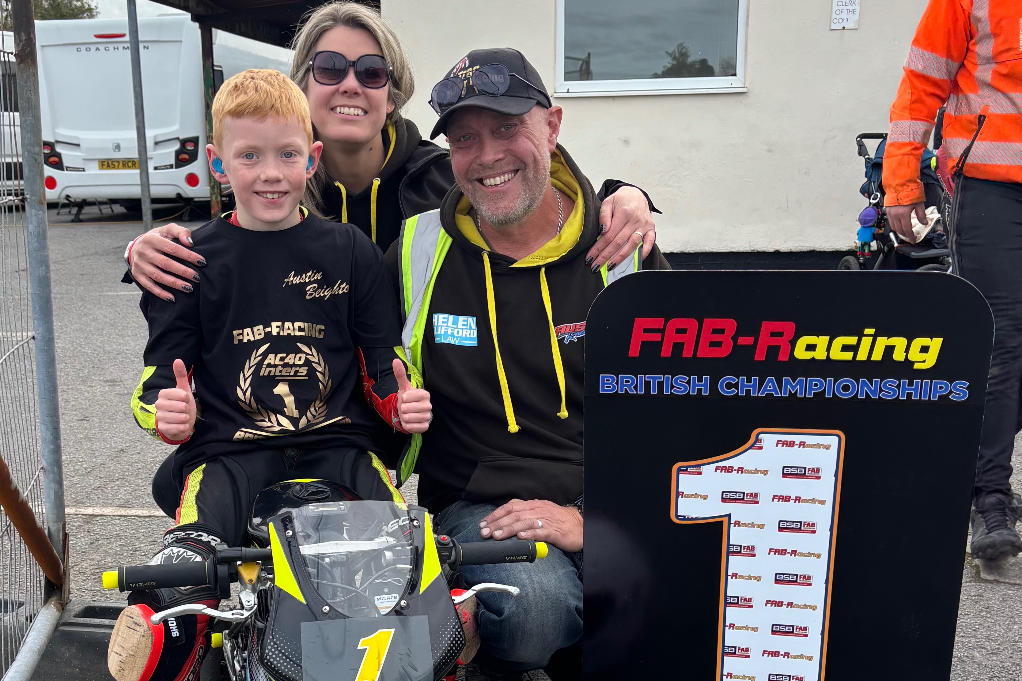 Eight-year-old Austin Beighton from Horsham crowned British champion