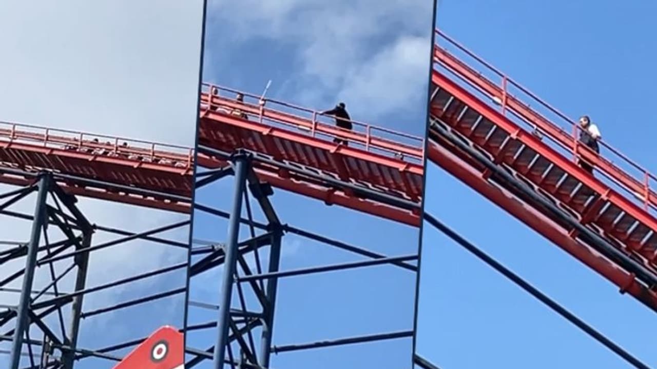 Man dies after falling from 200-foot Six Flags roller coaster ...