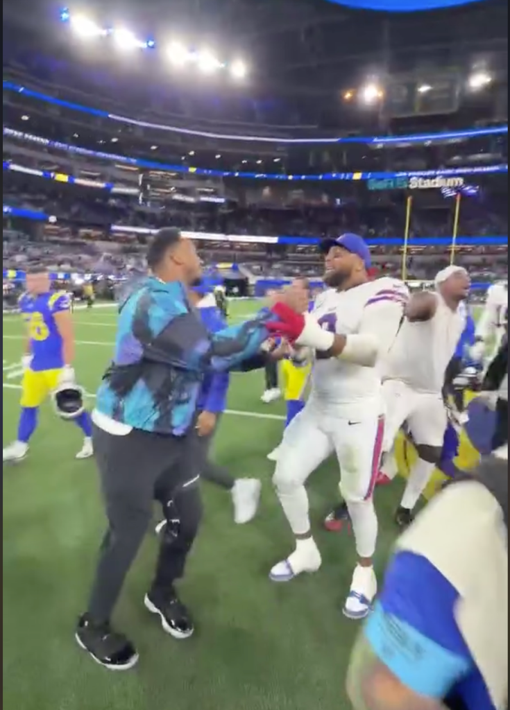 New video shows wild aftermath after Bradley Chugg got punched by Rams ...