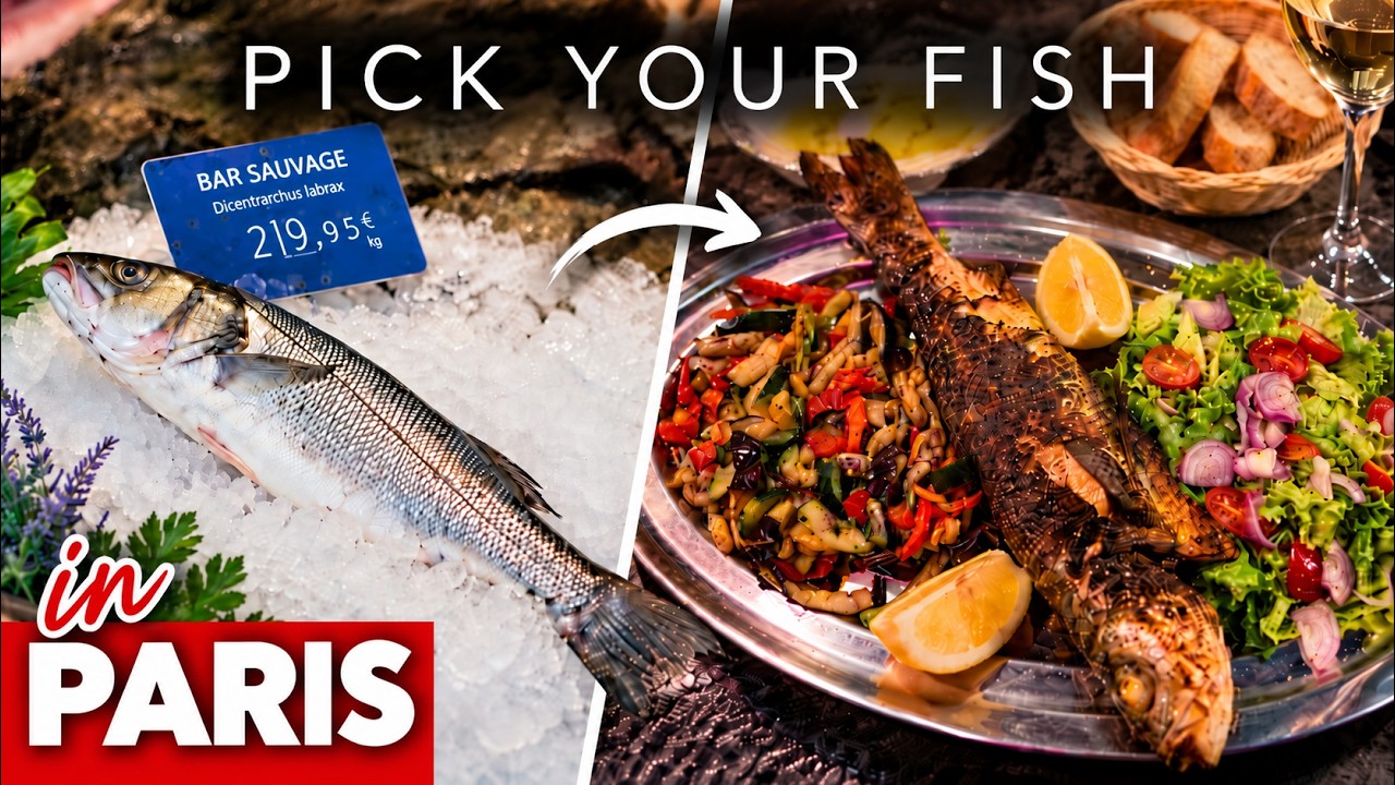 Paris has a historic fish shop where you can choose your seafood and ...