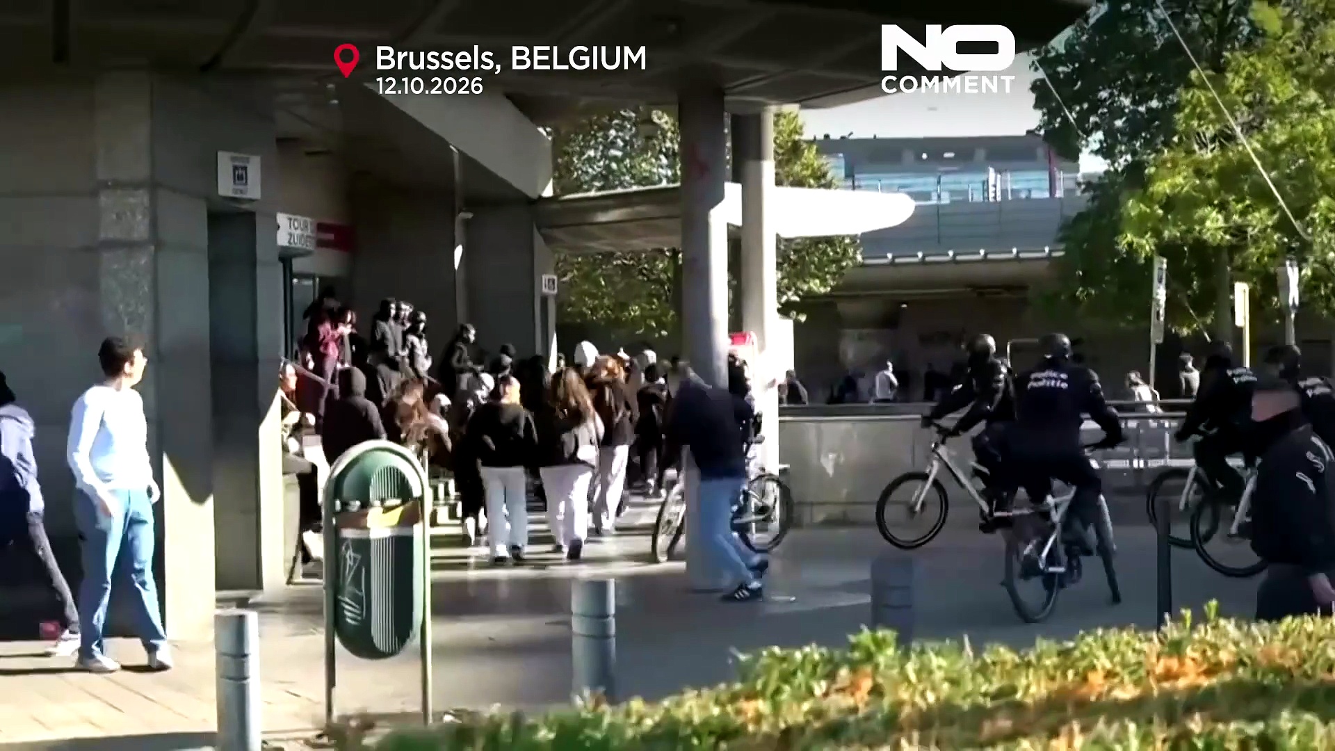 Belgium: 9 minors arrested as clashes erupt near Brussels-Midi