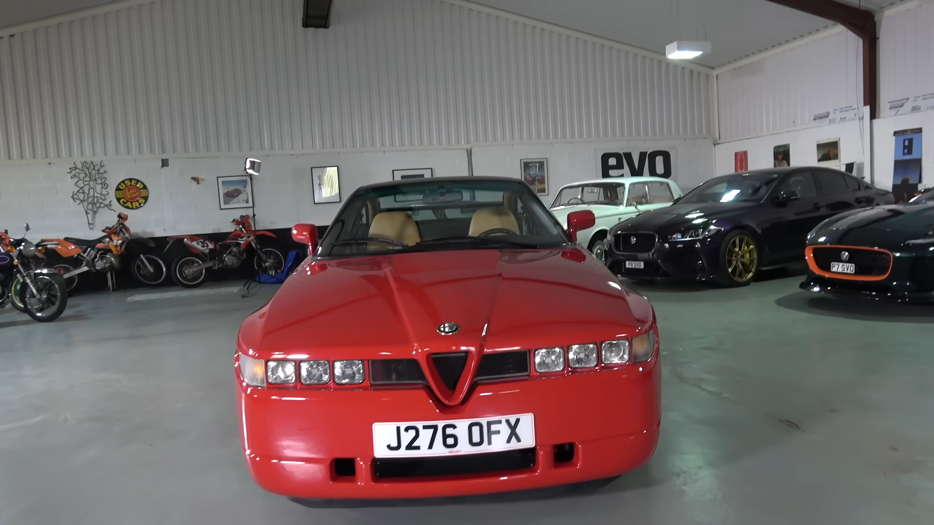 The V6 performance of the classic Alfa Romeo SZ