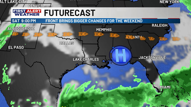 First Alert forecast: Scattered downpours arrive for our Tuesday, fall ...