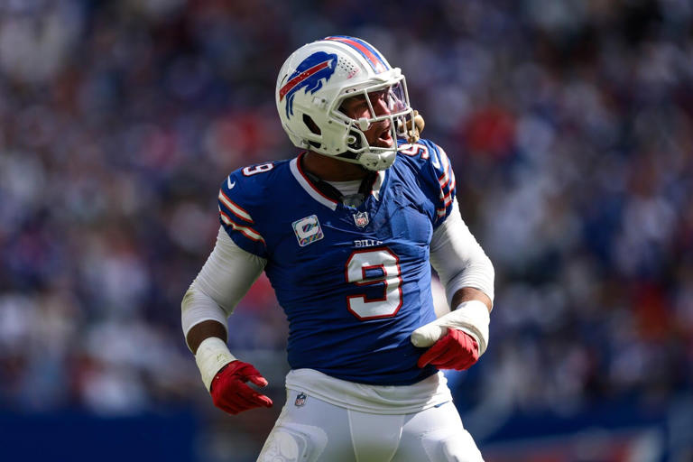 Rams left tackle throws punch at Bills' Bradley Chubb following Buffalo ...
