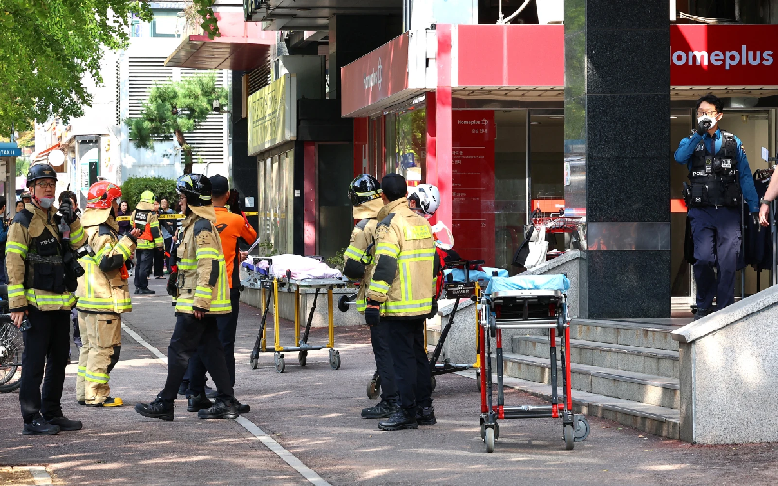 Eight people hurt in supermarket stabbing in South Korea’s Incheon