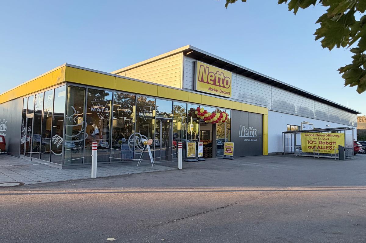 Nach langer Umbauphase: Netto-Markt in Babenhausen hat wieder geöffnet