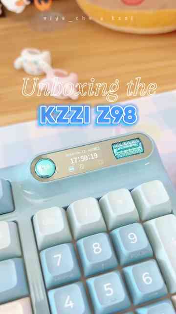 Adding a stylish blue Kzzi keyboard to my collection