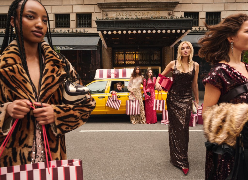 Saks Fifth Avenue's holiday campaign spotlights the Manhattan flagship