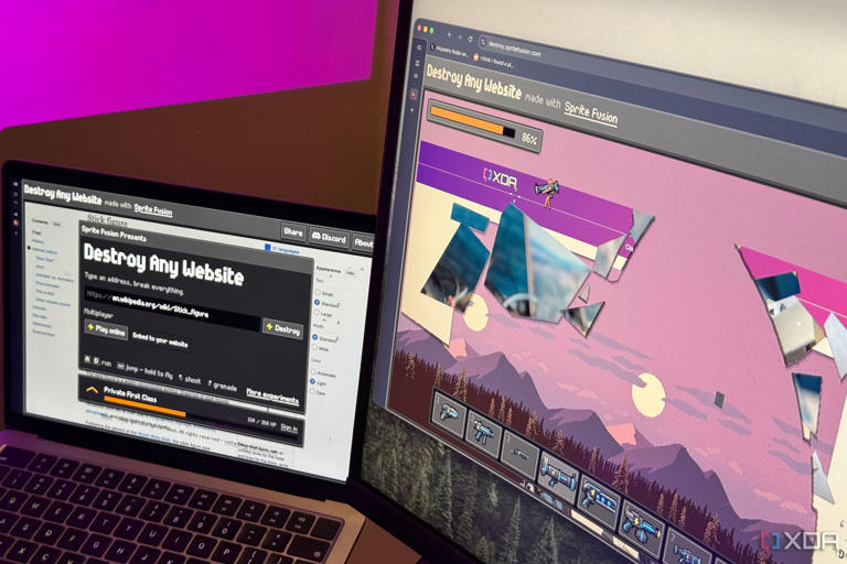 This Claude-built game lets you destroy any website, and it's absurdly ...