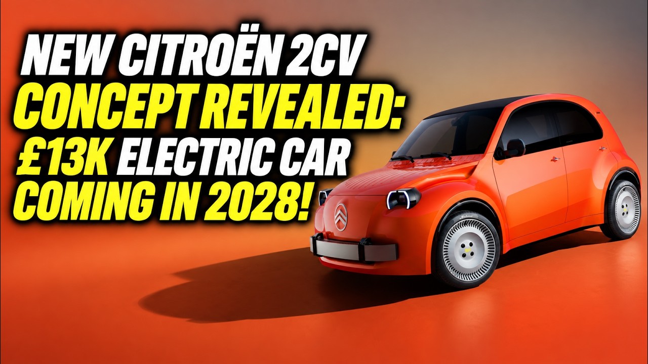 New Citroën 2CV concept revealed: £13k electric car coming in 2028!