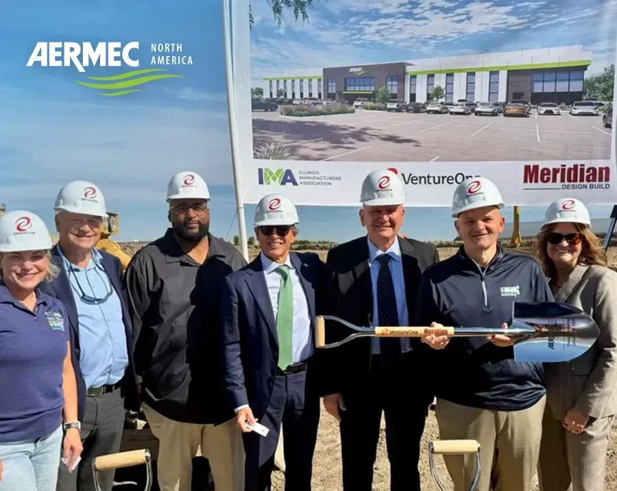 Aermec breaks ground on new Illinois facility