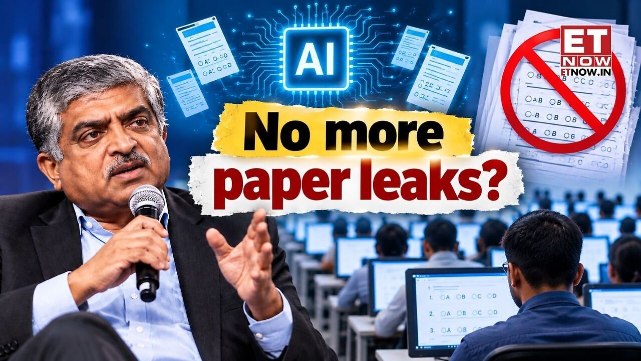 No more paper leaks? Nandan Nilekani pitches AI-generated exam papers ...