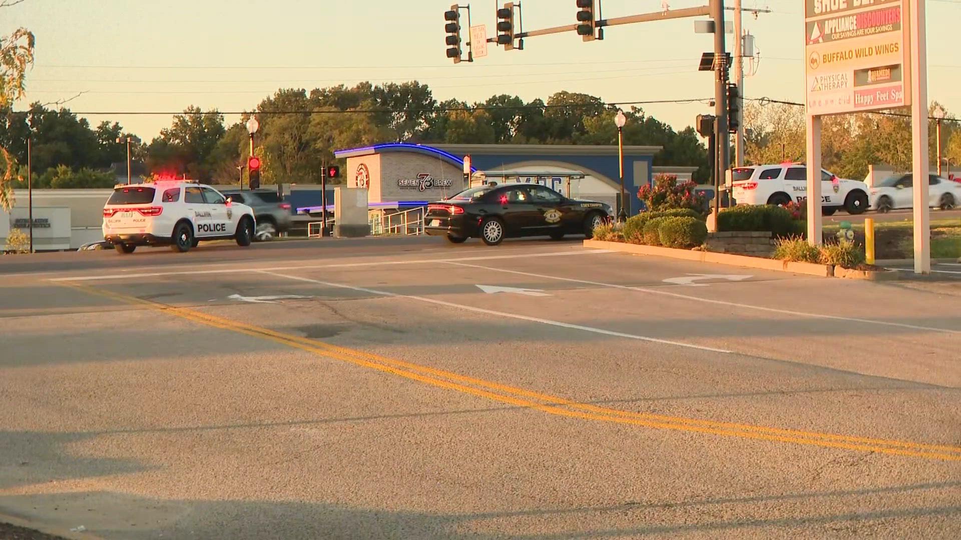 Person struck by car on Manchester Road in Ballwin, westbound lanes closed