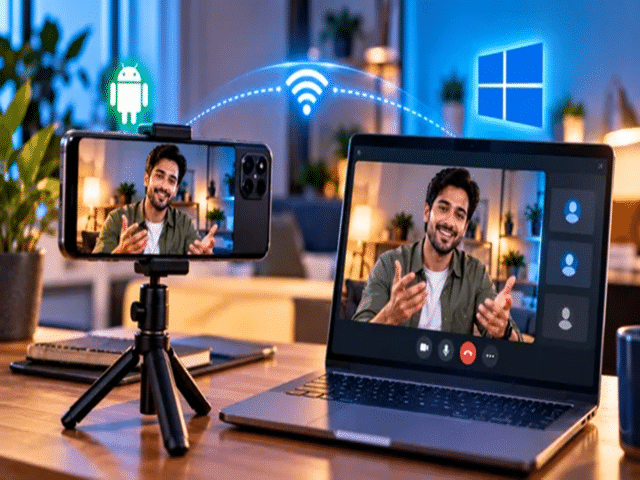 Save the cost of buying a new webcam! Turn your Android phone into a ...