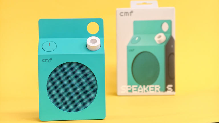 Diese Milchtüte spielt Musik: Mini-Bluetooth-Lautsprecher CMF Speaker S ...