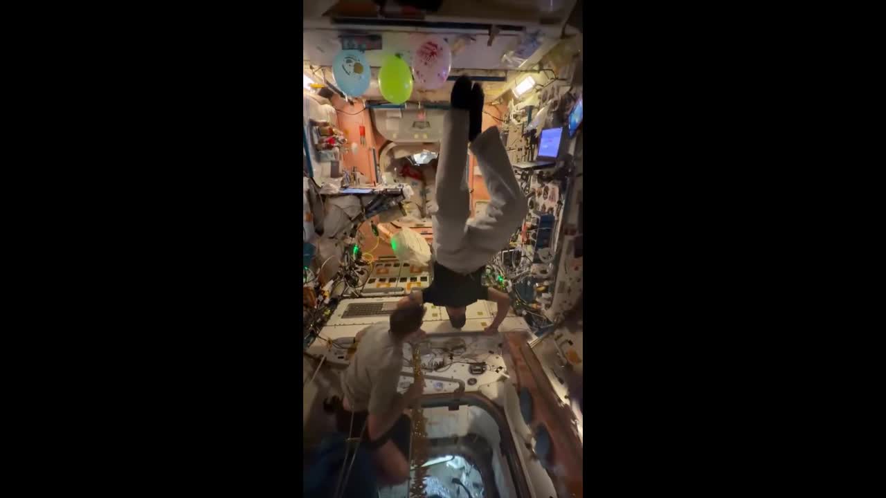 Astronaut shows intense workout aboard space station to fight bone and ...