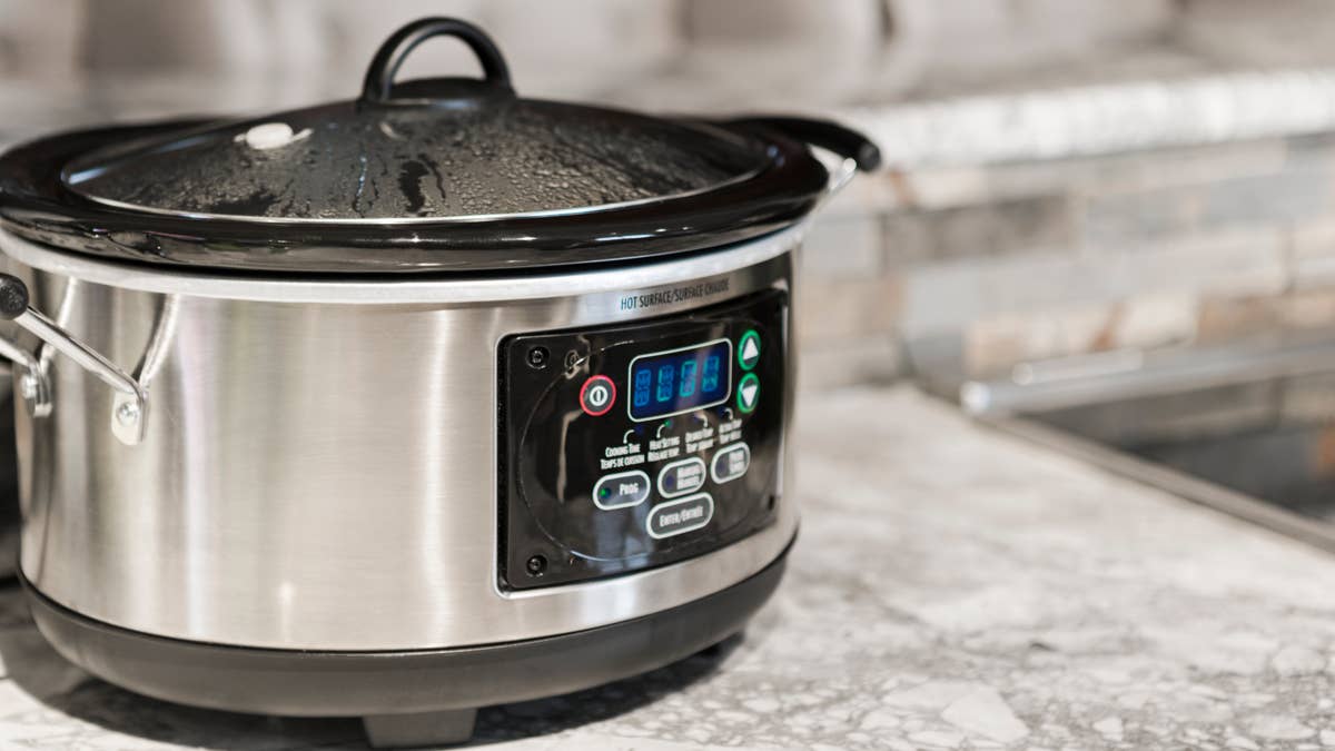 Transform your fall hosting with this fun pumpkin crockpot cover hack