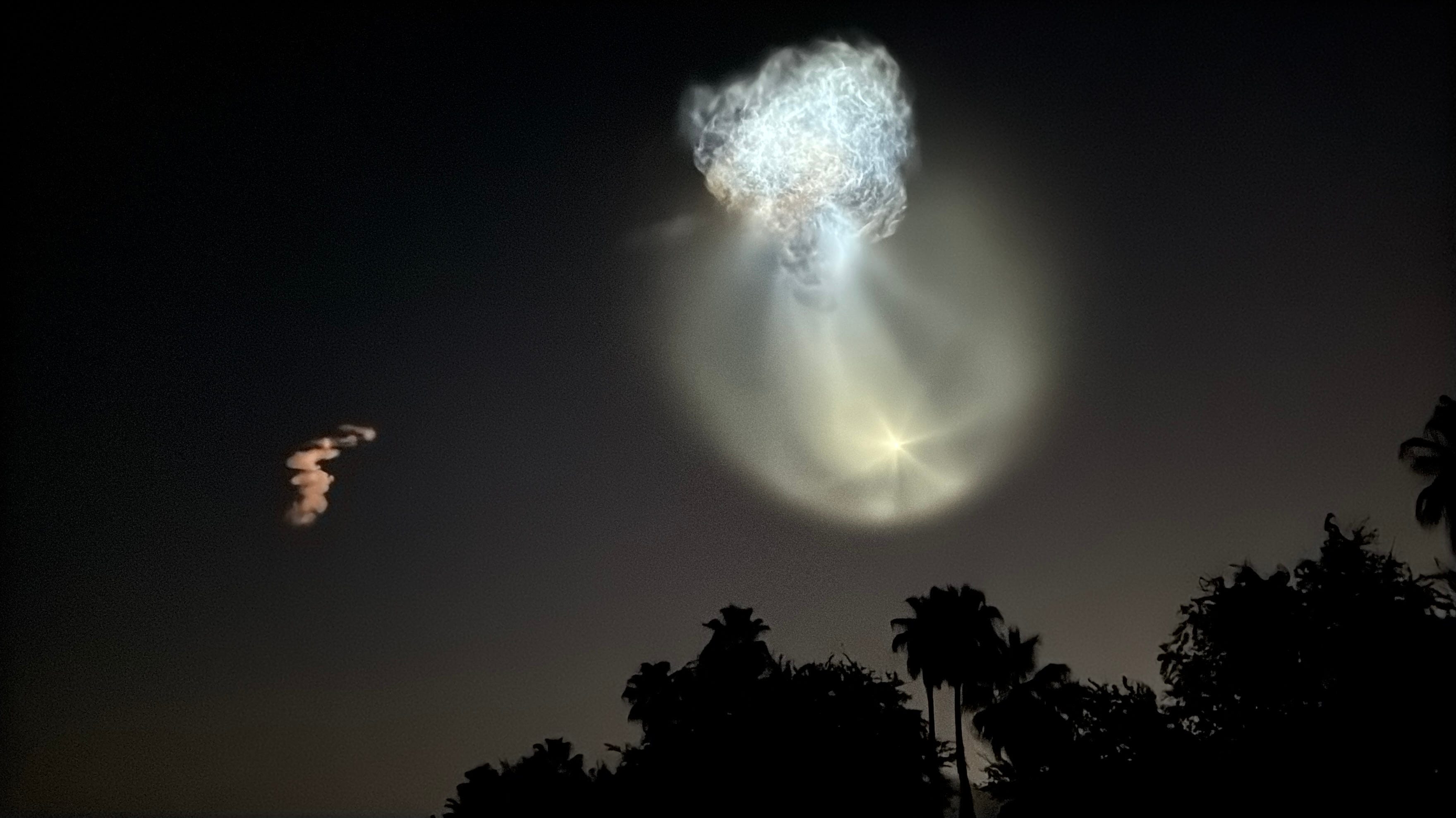 What is space jellyfish? Unique rocket launch contrails explained