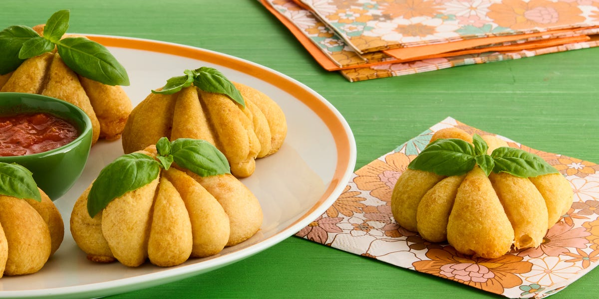 Meatball pumpkins are the cutest fall appetizer