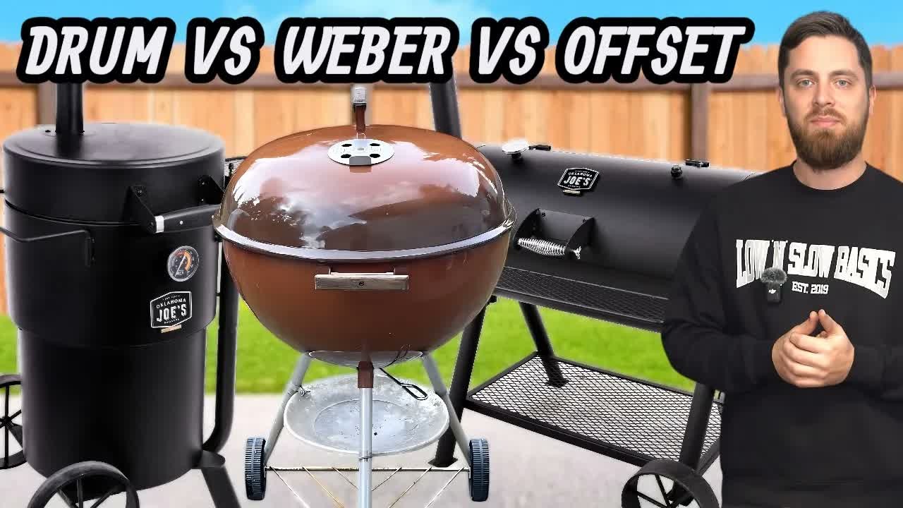 Weber kettle vs drum smoker vs offset smoker: which cooks best?