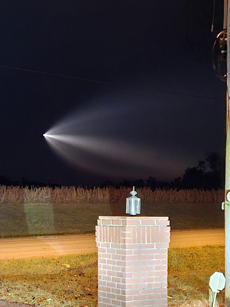 SpaceX Falcon 9 rocket launch spotted over TN