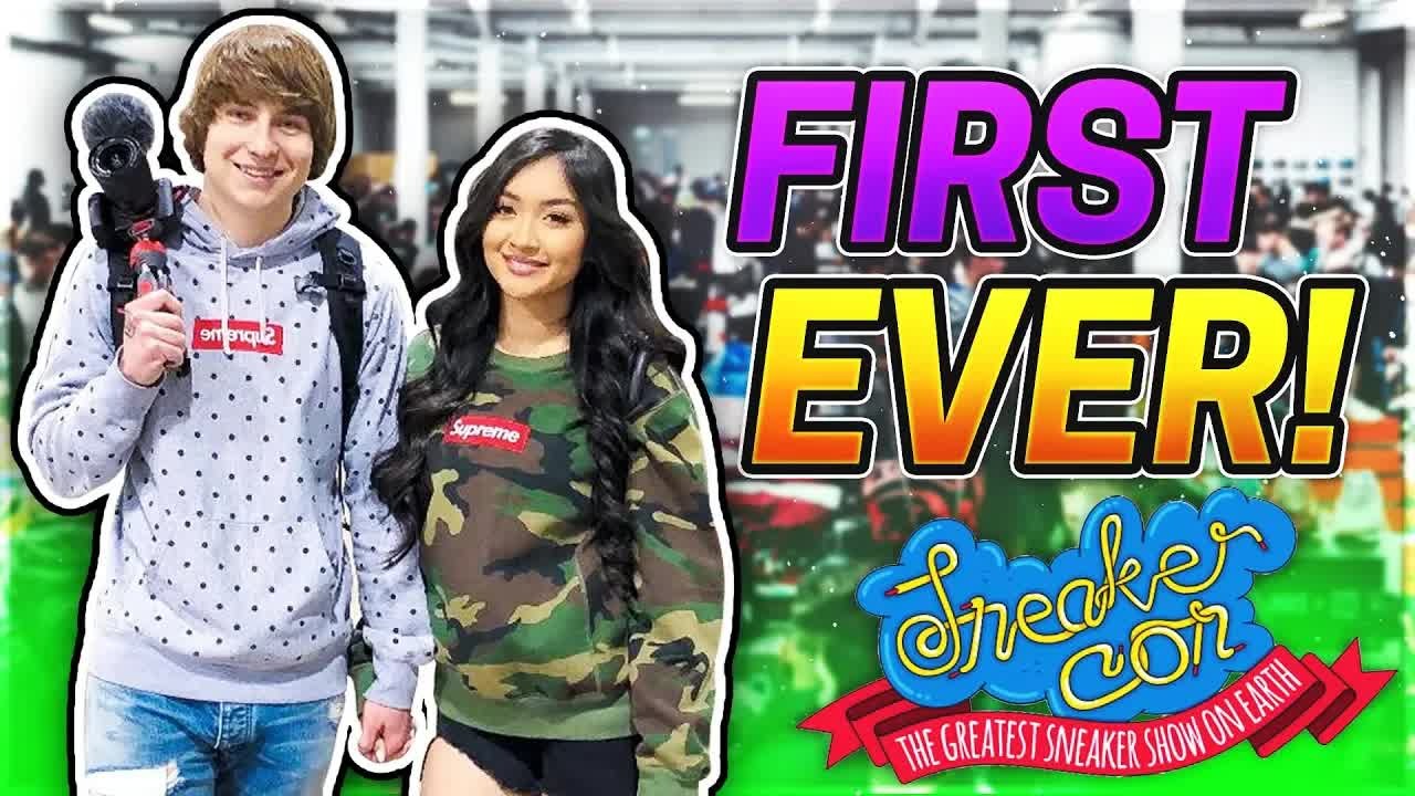 Matthew Beem attends his first Sneakercon and meets fans