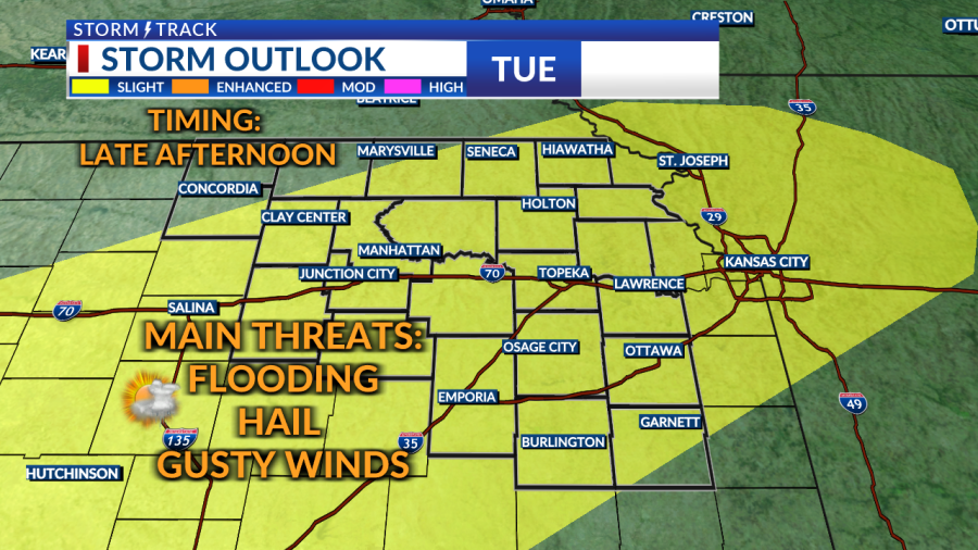 One more warm day before storms and a much cooler fall pattern arrives