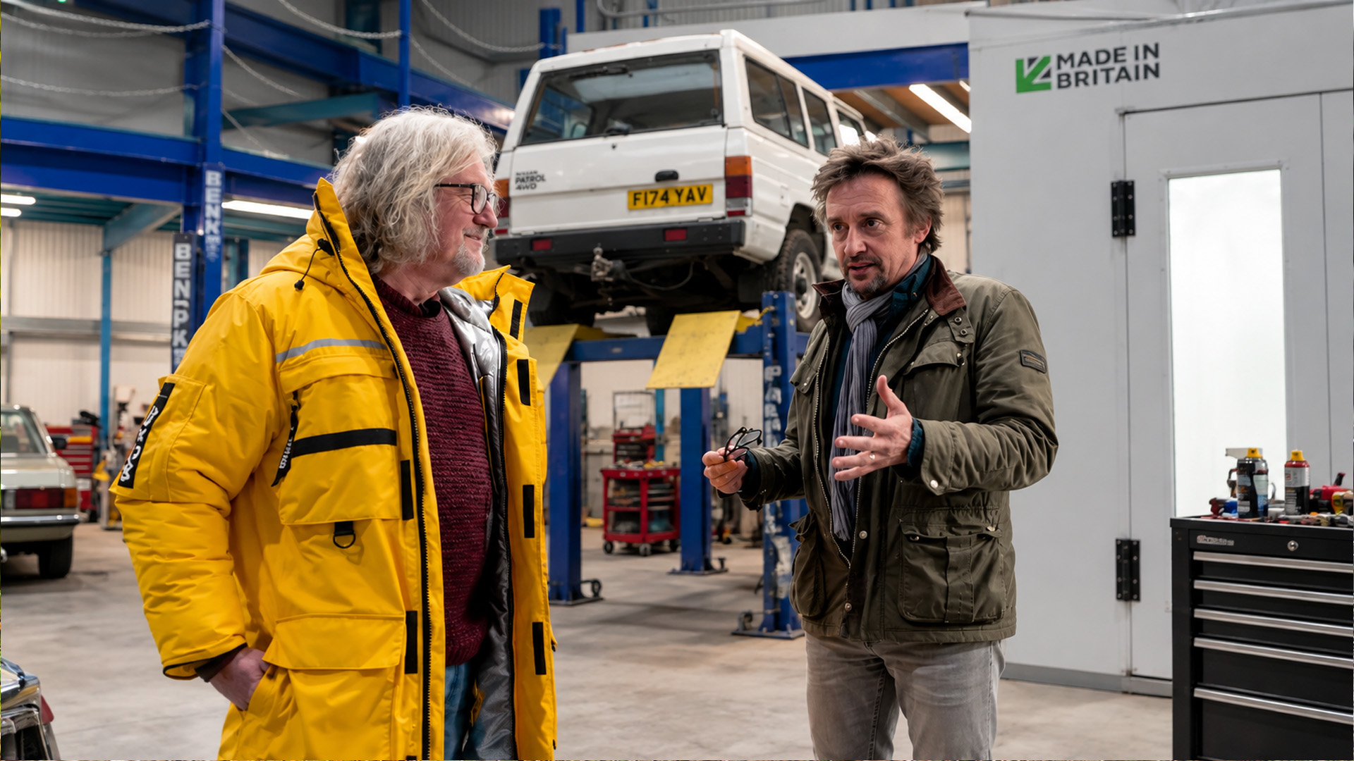 James May brings an unusual restoration job to Hammond’s workshop