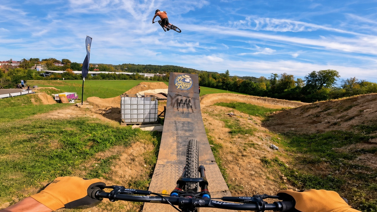 POV Attempting Switzerland Biggest Mountain Bike Jumps And Surviving