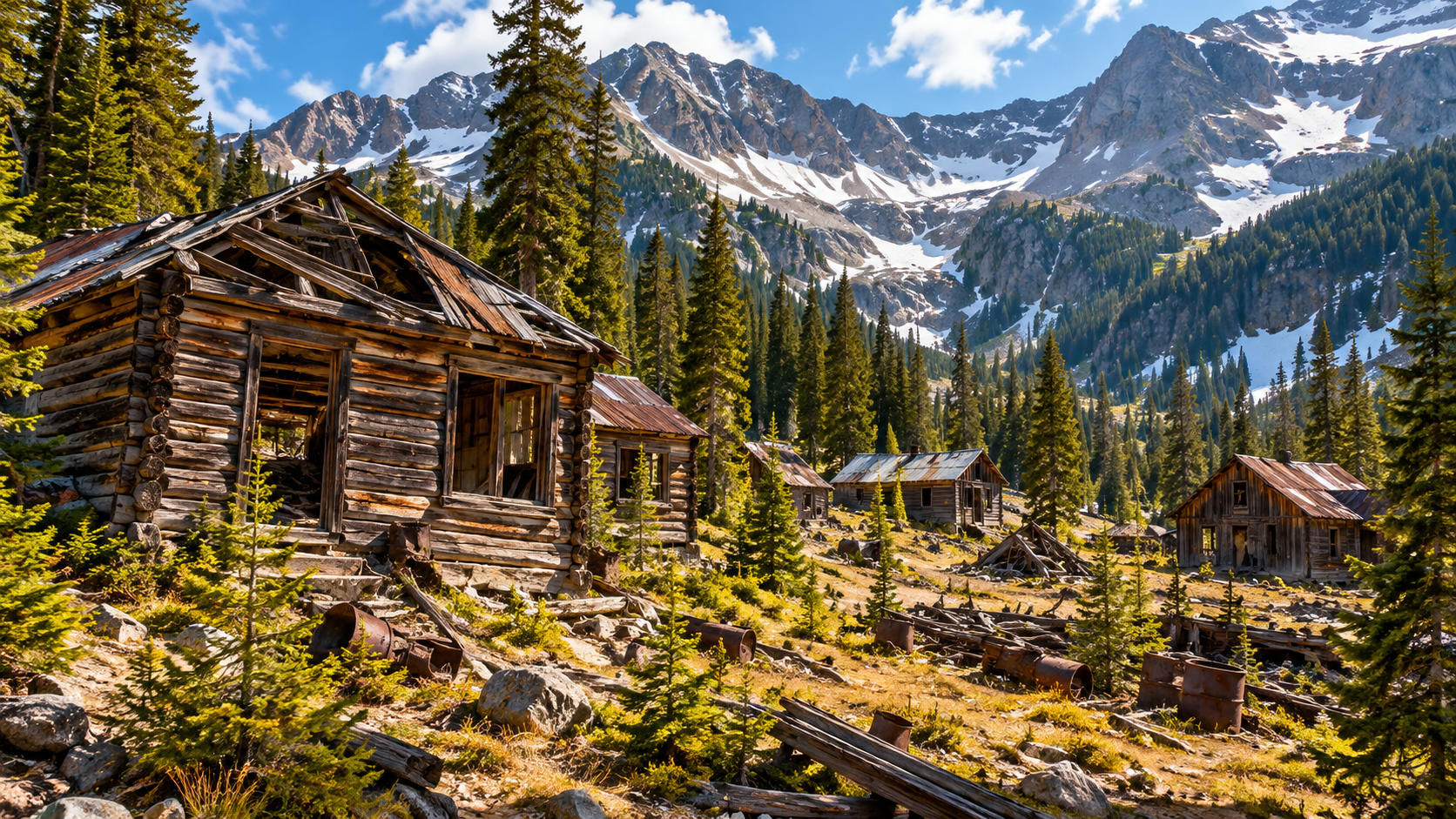 I found an abandoned ghost town that had seemingly vanished in the ...