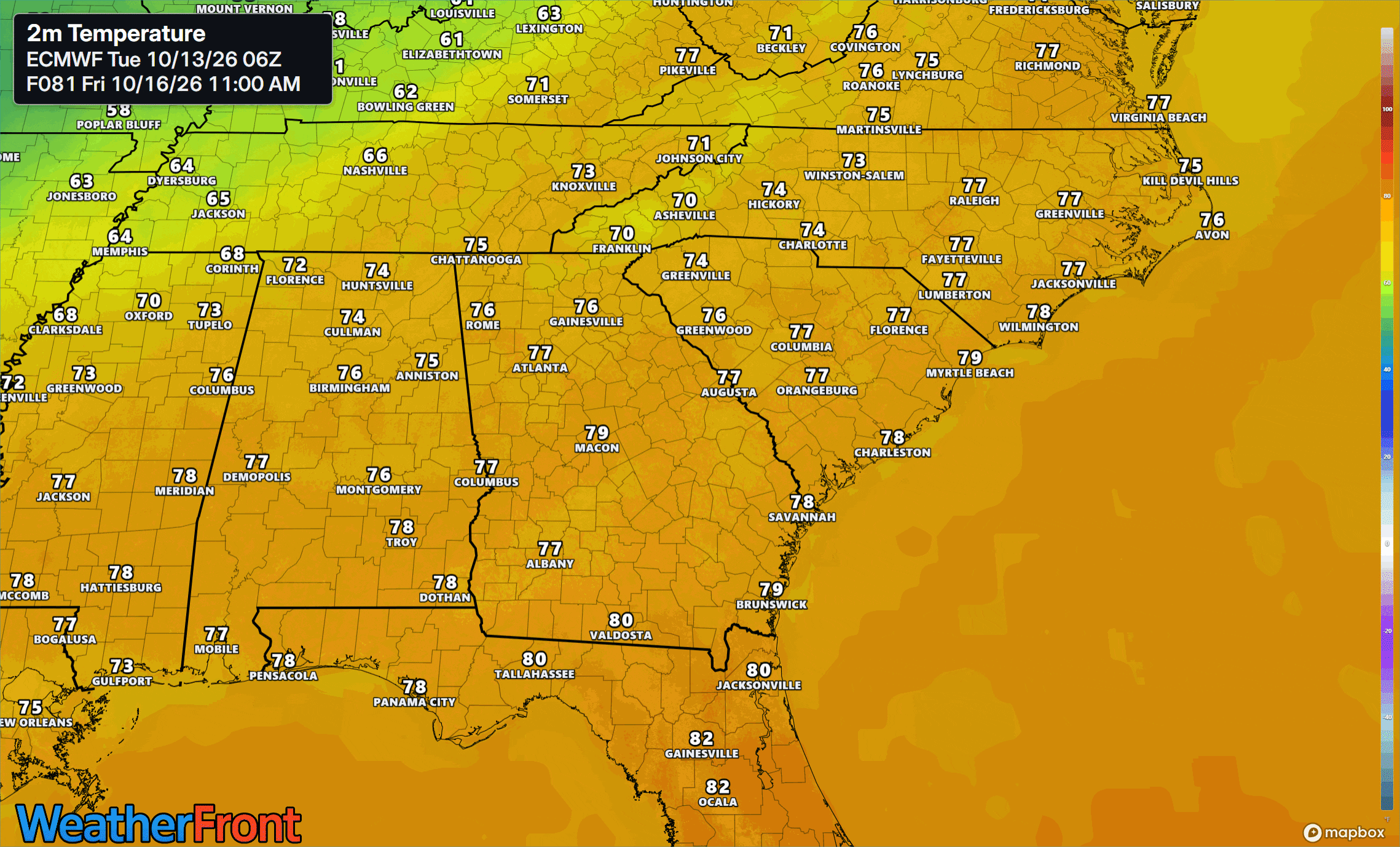 Record high temperatures this week ahead of the season’s first big cold ...