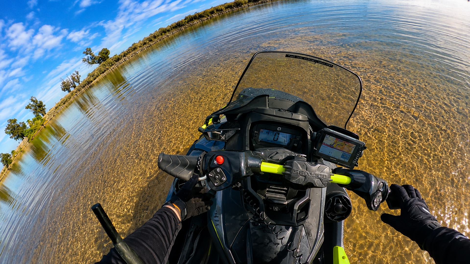 What went wrong on this muddy river jet ski ride?