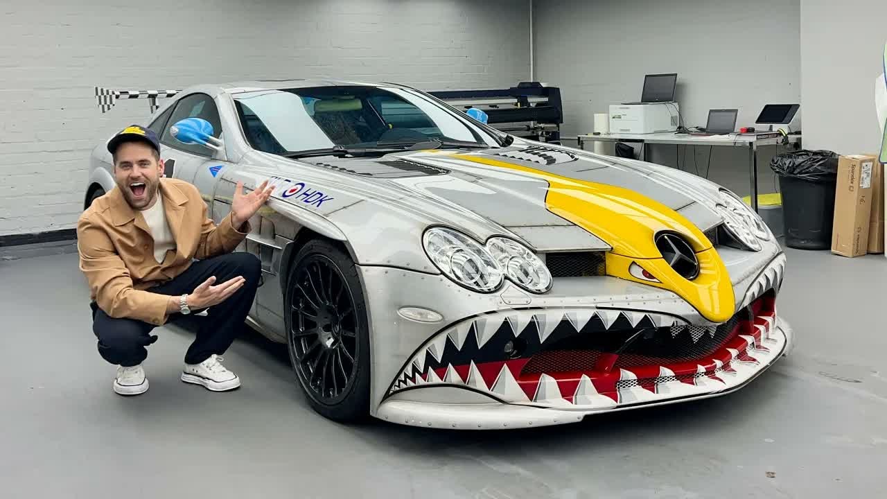 This Mercedes-McLaren SLR HDK looks completely unreal but it isn't wrapped