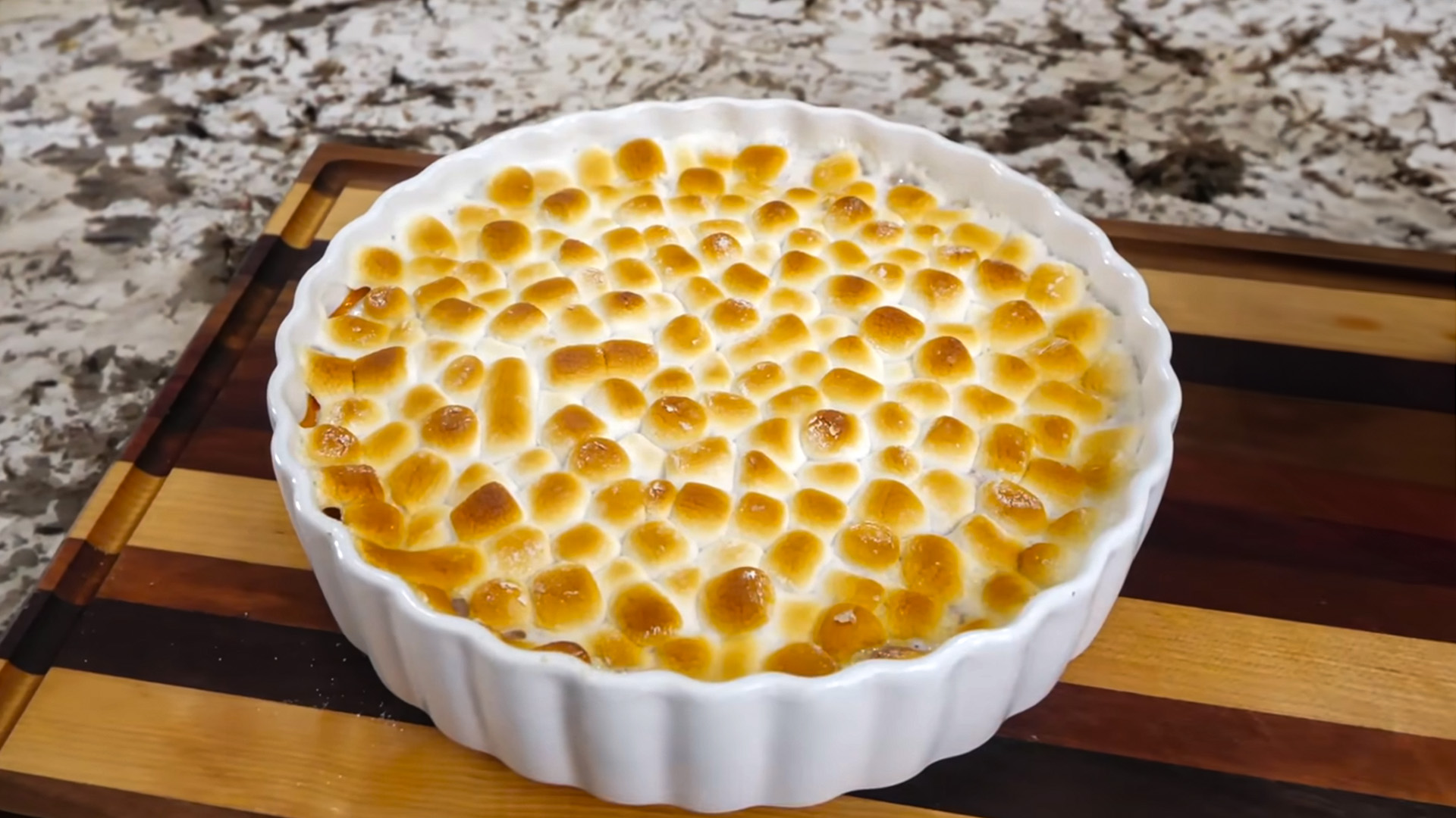 Homemade sweet potato casserole