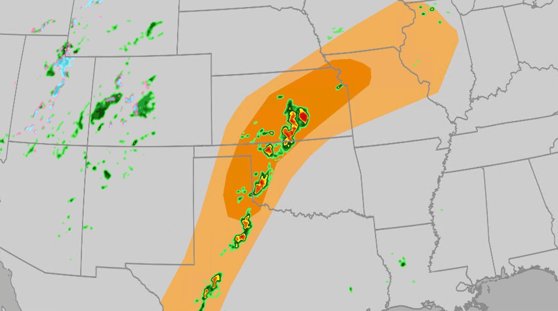 Severe storms, multiday flood threat target Plains this week