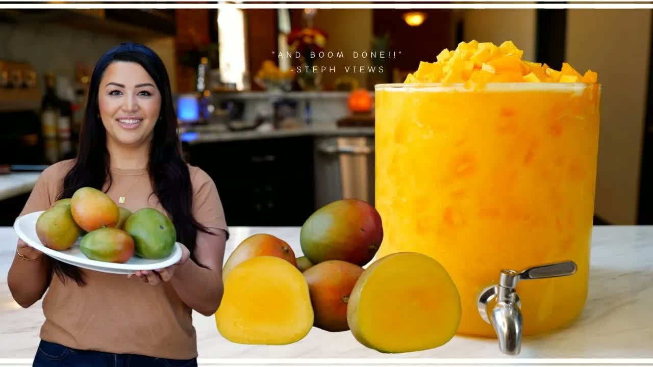 Mango agua fresca is the ultimate refreshing Mexican drink