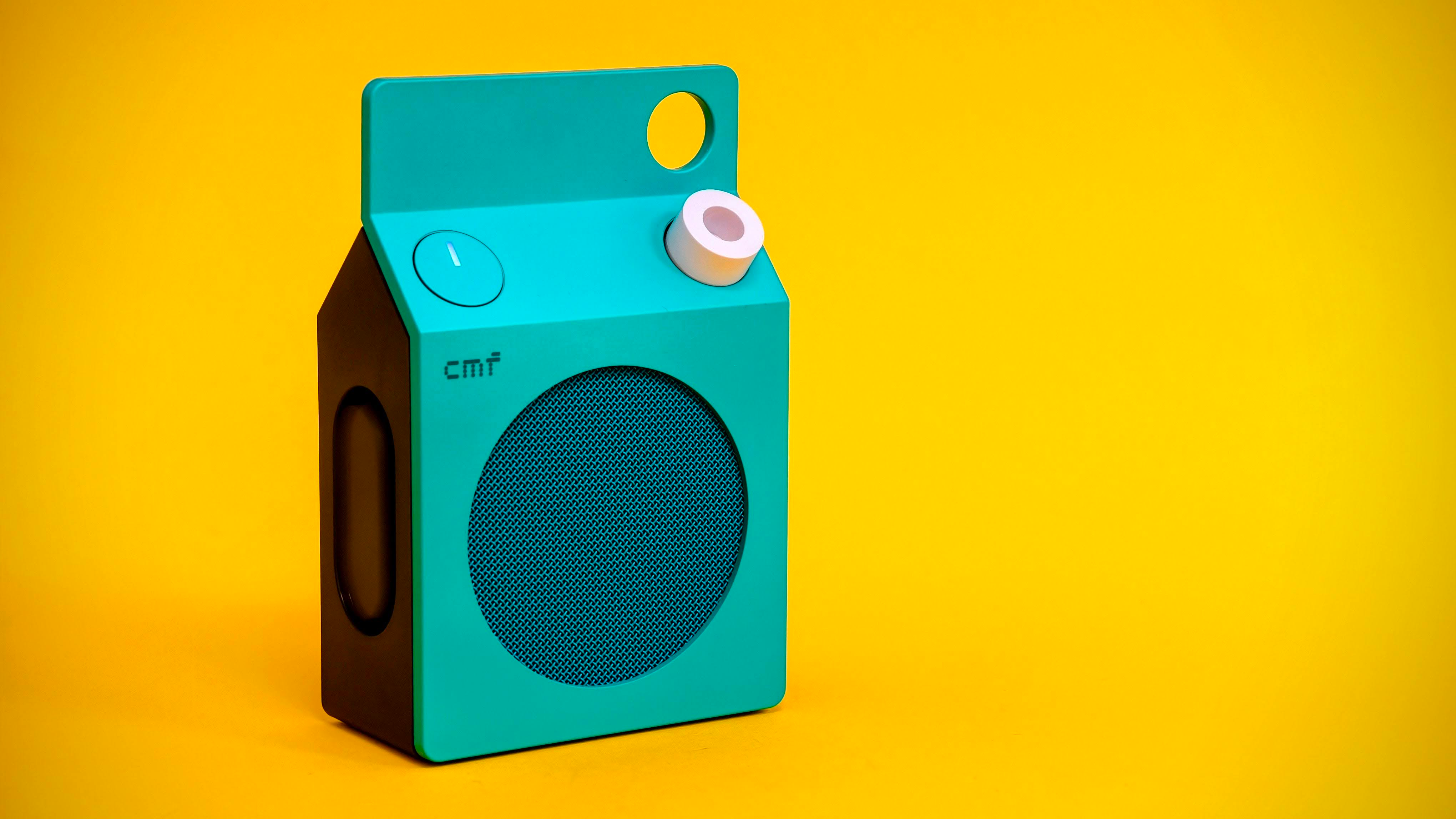 Diese Milchtüte spielt Musik: Mini-Bluetooth-Lautsprecher CMF Speaker S ...