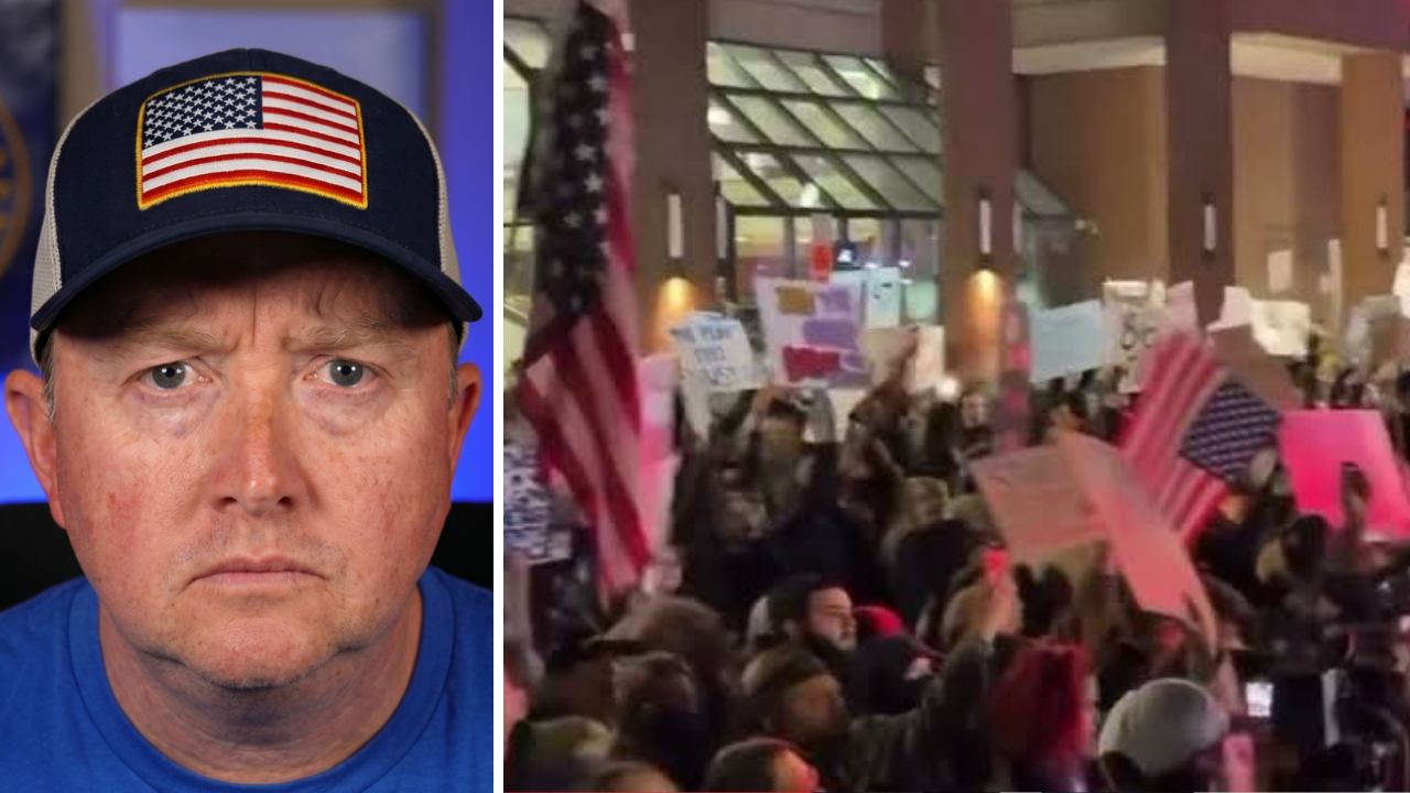 Trump's motorcade was surrounded by protesters - Ben questions whether ...