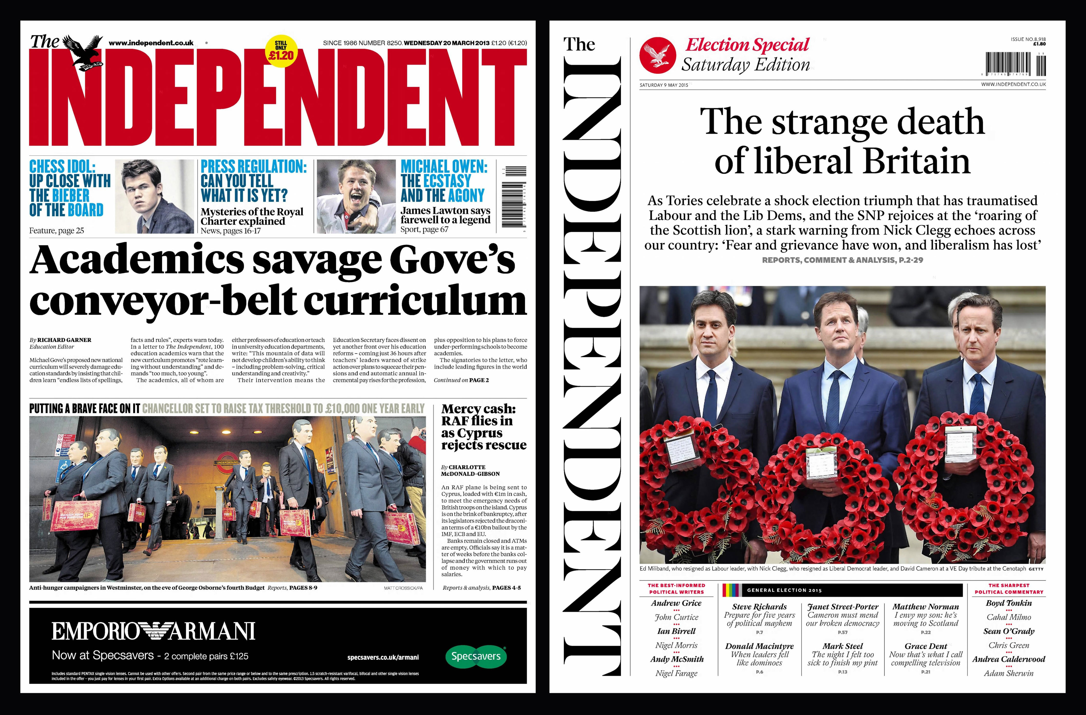 Voices: The Independent was always radical – where others zigged, we zagged