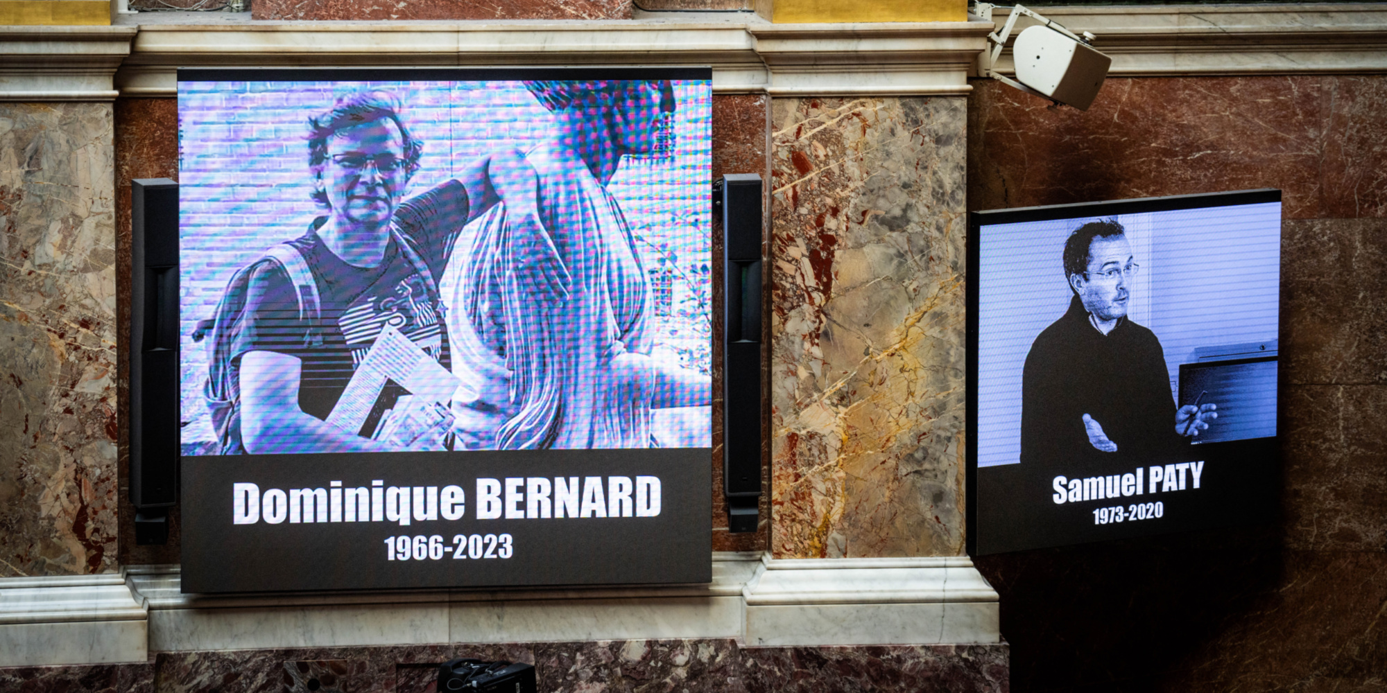 Arras : un hommage à Dominique Bernard et Samuel Paty au lendemain de l ...