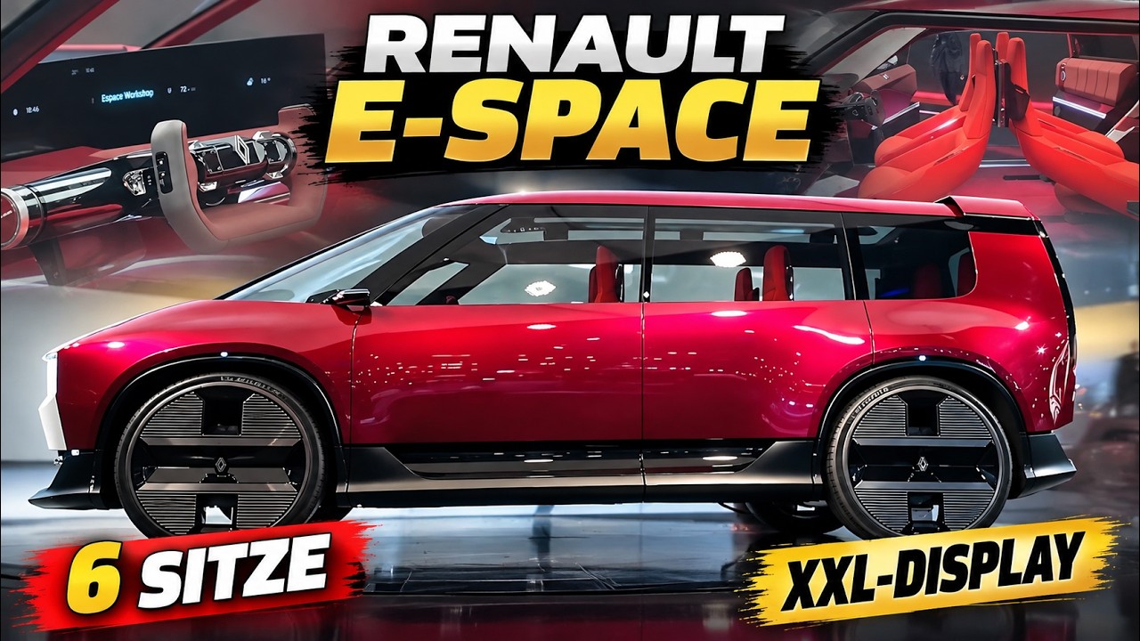 Renault E-Space concept: 6 Sitze, XXL-Display und futuristisches Design