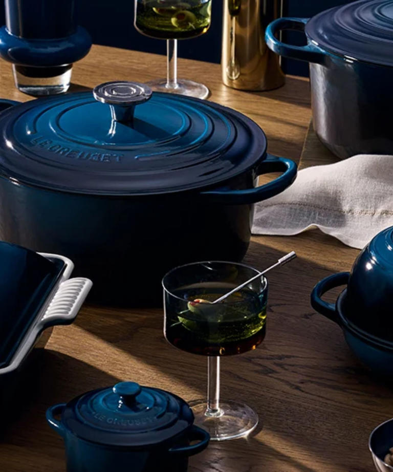 Le Creuset’s sumptuous nuit colorway is back for fall 2026