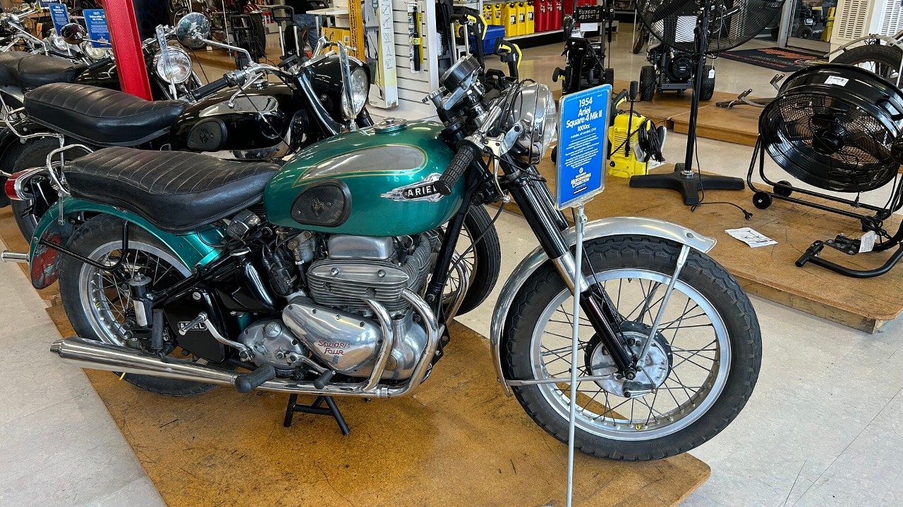 Ariel’s Square Four ran two geared-together crankshafts and grew from ...